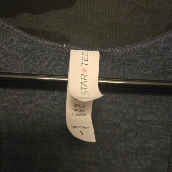 Tank Top Heather Blue Tee - Picture 3 of 4